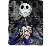 Disney Pesadilla Antes de Navidad, Dark Creep Manta Micro Raschel, 46 x 60 Pulgadas, Poliéster, Matrimonio