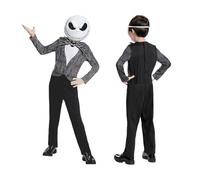 Disney - Pesadilla antes de Navidad - Disfraz Jack Skellington - Talla M (7-8 Años)