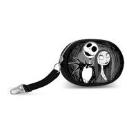 Disney Pesadilla Antes de Navidad Love-Monedero Pill, Negro, 12 x 8,5 cm