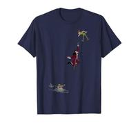 Disney Peter Pan Hook Falling To The Alligator Camiseta