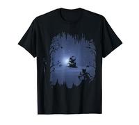 Disney Peter Pan Moonlit Pirate Ship Silhouette Camiseta
