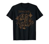 Disney Peter Pan Never Land Map And Compass Camiseta