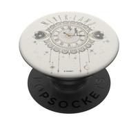 Disney Peter Pan Neverland Boho Clock Moon & Stars PopSockets PopGrip Intercambiable