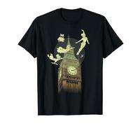 Disney Peter Pan The Darlings Flying By Clock Tower Camiseta