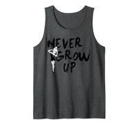 Disney Peter Pan Tinker Bell Never Grow Up Graffiti Camiseta sin Mangas