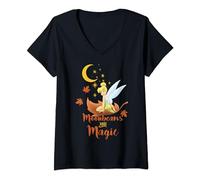 Disney Peter Pan Tinkerbell Moonbeams Magic Camiseta Cuello V