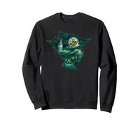 Disney Peter Pan & Wendy Silhouette of Adventure Disney+ Sudadera, Unisex para adultos, Negro, XL