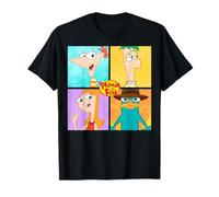 Disney Phineas And Ferb Character Box Up Camiseta