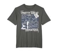 Disney Phineas And Ferb Inventions Schematic Camiseta