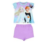 Disney Pijama Corto Oficial Frozen/El Reino del Hielo - Elsa, Anna y Olaf -