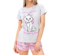 Disney Pijama Corto | Pijamas Mujer Los Aristogatos Gris X-Large