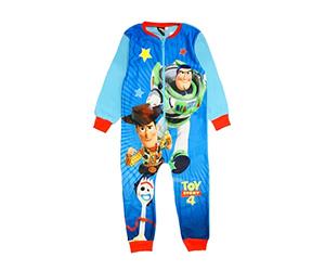 Disney Pijama de Toy Story para niños, todo en uno, con Buzz Light Year y Woody, edad de 18 meses a 5 años, azul, 3-4 Years