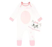 Disney Pijama E Cappello para Niñas Marie Blanco 9-12 Meses