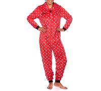 Disney Pijama Entera para Mujer Minnie Mouse Rojo Size X-Large