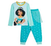 Disney Pijama largo de princesa Jasmine para niñas Verde jazmín 2-3 Años