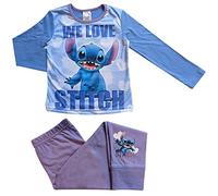 Disney Pijama largo Lilo and Stitch para niñas, azul, 4-5 Years