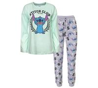 Disney Pijama largo mujer Lilo y Stitch camiseta y pantalón de algodón 6258