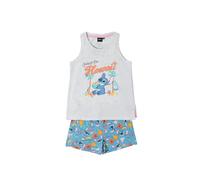 Disney Pijama Manga Corta Stitch Beach para Niña