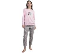 Disney Pijama Manga Larga Calentito Minnie Skin para Mujer