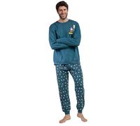 Disney Pijama Manga Larga Felpa Lost Mickey para Hombre