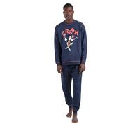 Disney Pijama Manga Larga Felpa Winter Club para Hombre