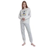 Disney Pijama Manga Larga Felpa You Make Me Love para Mujer