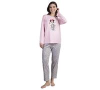 Disney Pijama Manga Larga Minnie Skin para Mujer