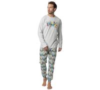 Disney Pijama Manga Larga Original Mickey para Hombre