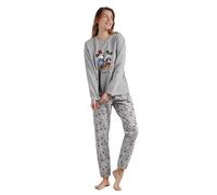 DISNEY Pijama Manga Larga Sketch para Mujer