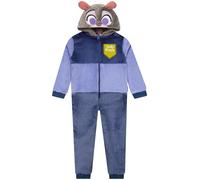 Disney Pijama Mono, Pijama Niña De Zootropolis, Pijamas Niños De Judy Hopps, Pijamas Polares para Niñas, Azul 5-6 años