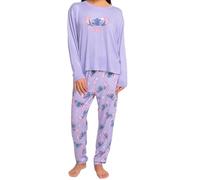 Disney Pijama Mujer Pijama Lilo Y Stitch Mujer | Pijamas para Mujer | Pijamas Manga Larga Mujer | Morado L