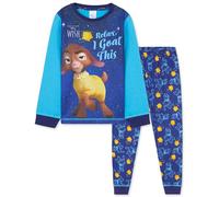 Disney Pijama Niña Conjunto de 2 Piezas, Pantalón y Camiseta para Niñas 3-12 Años, Wish Regalos Niña Navidad (Azul, 5-6 años)