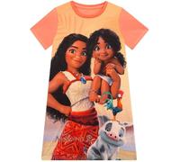Disney Pijama Niña Moana | Camisón Niña Vaiana 2 | Pijama| Camisones | Naranja 2-3 años