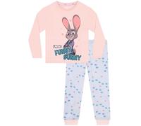 Disney Pijama Niña, Pijama Chica Zootropolis, Pijamas Niña Manga Larga, Pijamas De Onvierno Judy Hopps, Rosa 11-12 años