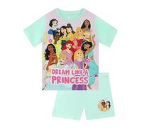 Disney Pijama Niña, Princesa Pijama Chica, Pijamas Niña Verano, Verde 3-4 años
