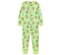 Disney Pijama Niña - Stitch Pijama Niña Entero, Onesie Cierre Cremallera Completo, Edad 4-14 Años, Regalo Navidad (Verde Baby Yoda, 4-5 años)