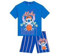 Disney Pijama Niño Lilo and Stitch, Conjunto Niño Verano, Pijama Corto Stitch, Pijamas Niños, 6-7 Años