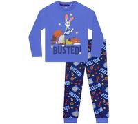 Disney Pijama Niño Zootropolis, Pijama Chico Zootopia, Set De Pijamas Invierno Niño De Judy Hopps, Azul 5-6 años