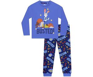 Disney Pijama Niño Zootropolis, Pijama Chico Zootopia, Set De Pijamas Invierno Niño De Judy Hopps, Azul 12-13 años