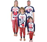 Disney Pijama para Hombre Mickey Mouse Blanco Small