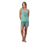 Disney Pijama Sin Mangas Vacation Mode para Mujer