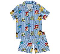 Disney Pijama Toy Story, Conjunto Niño Verano Abrocharse, Pijama Niño Buzz Lightyear, Woody Y Jessie, Azul 3-4 años