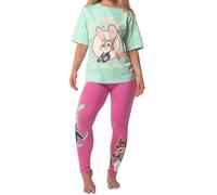 Disney Pijama Zootropolis, Pijama Mujer Algodon, Pijamas Mujer Invierno Zootopia, Verde L