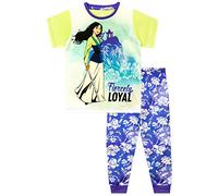 Disney Pijamas de Manga Corta para niñas Mulan Morado 6-7 Años