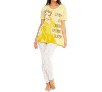 Disney Pijamas para Mujer Belle Amarillo Medium