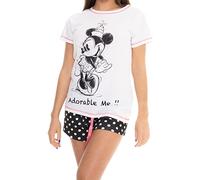 Disney Pijamas para Mujer Minnie Mouse Blanco X-Large