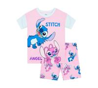 Disney Pijamas Stitch | Pijama Niña Verano | Lilo Y Stitch Pijama Niños | Rosa 7-8 Years