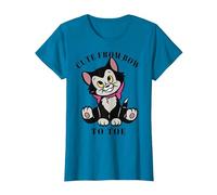 Disney Pinocchio Figaro Cute From Bow To Toe Camiseta, Mujer, Zafiro, S