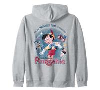 Disney Pinocchio For The Happiest Time In Your Life Retro Sudadera con Capucha