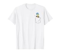 Disney Pinocchio Jiminy Cricket Faux Pocket Camiseta